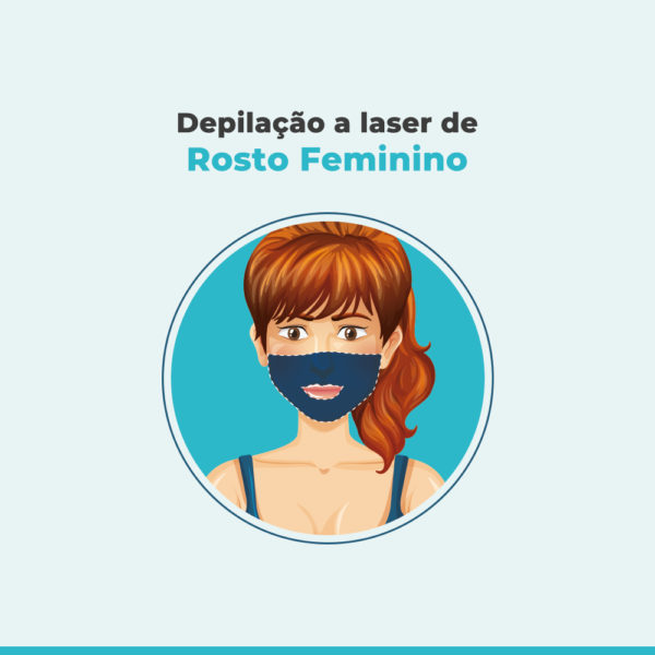 Depilação a laser de Rosto Feminino