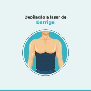 Depilação a laser de Barriga